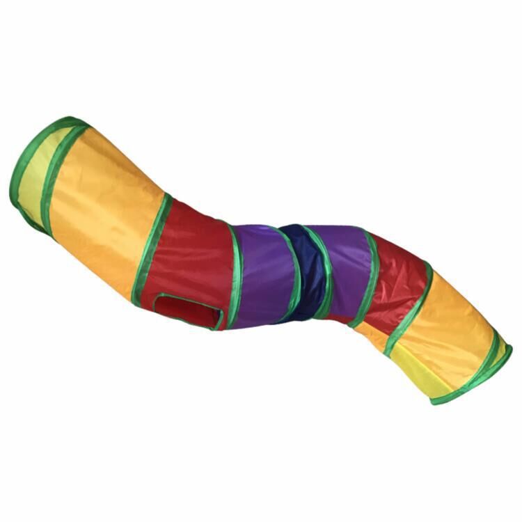 Cat toy S-shaped cat tunnel foldable cat tunnel - Artotee