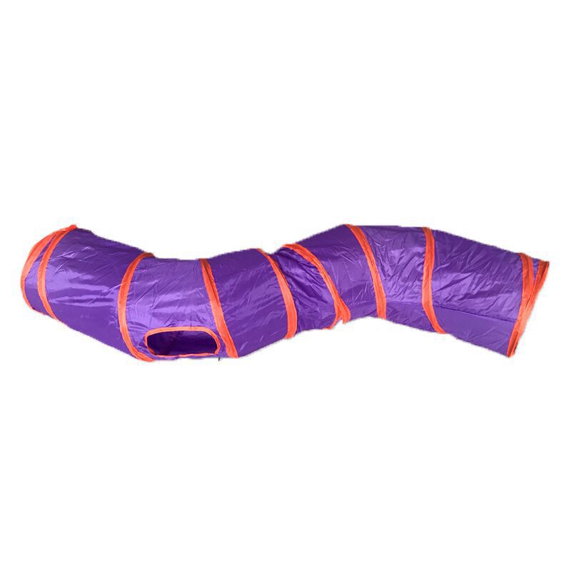 Cat toy S-shaped cat tunnel foldable cat tunnel - Artotee