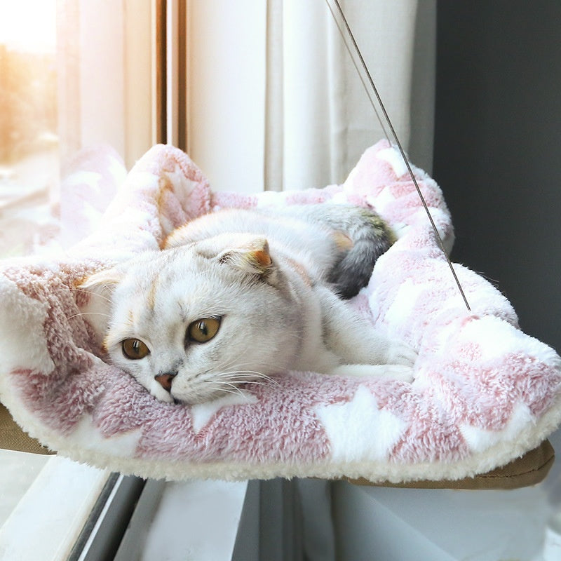 Window Cat Hammock Bed for Naps, Sun, and Bird-Watching - Artotee
