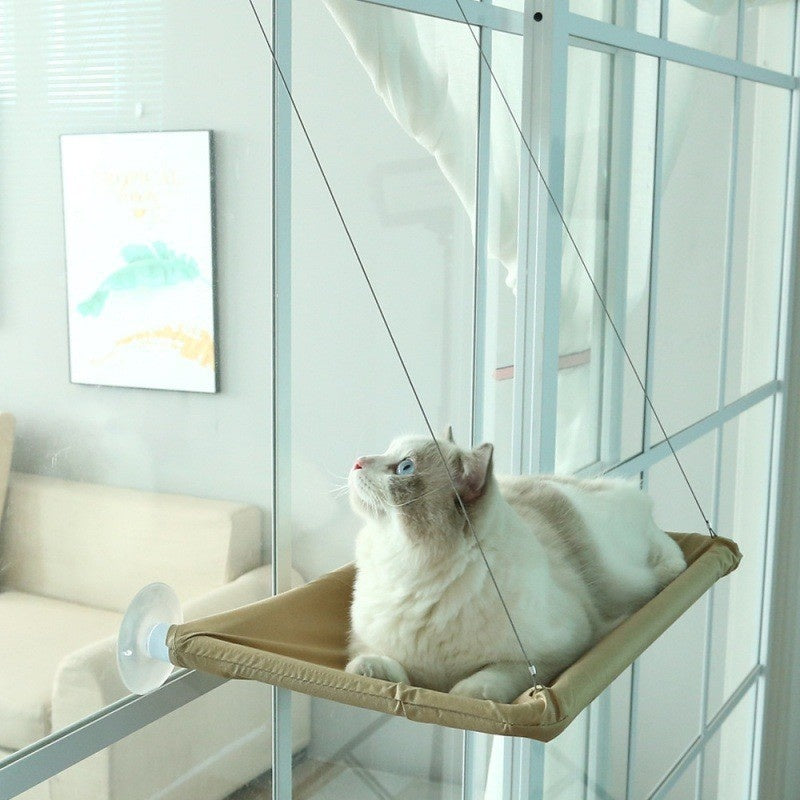 Window Cat Hammock Bed for Naps, Sun, and Bird-Watching - Artotee