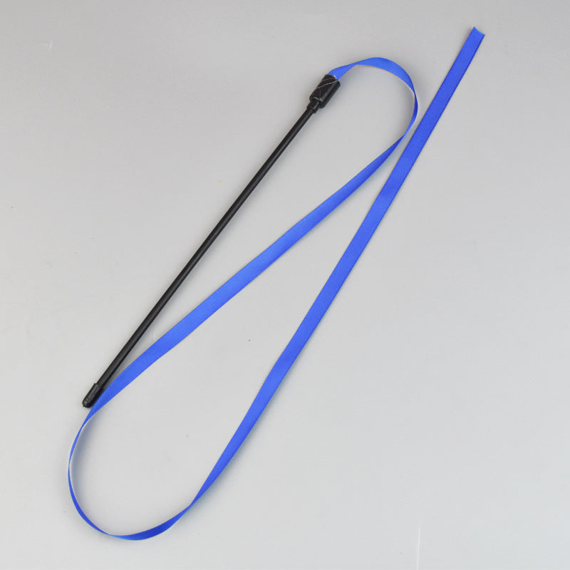 Interactive Cat Rainbow Wand Toys Interactive Cat Teaser Wand String Colorful Ribbon Charmer For Most Cats - Artotee