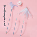 Toy Cat Wand Set Feather Bell - Artotee